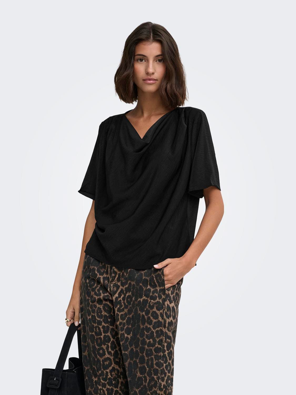 Jdyaya 2/4 Waterfall Top Wvn - ONLY
