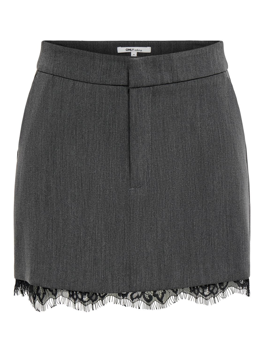 Onlraven Hw Short Lace Hem Skirt Tlr - ONLY