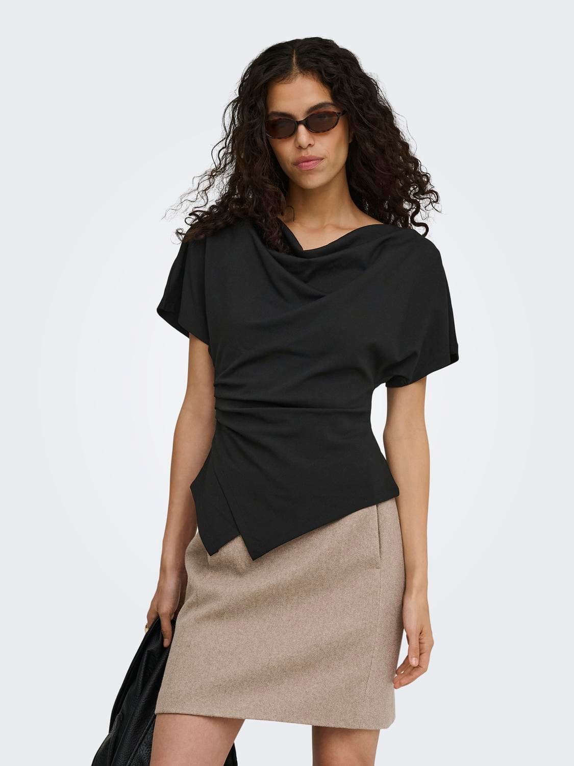Onlember S/S Waterfall Top Jrs - ONLY