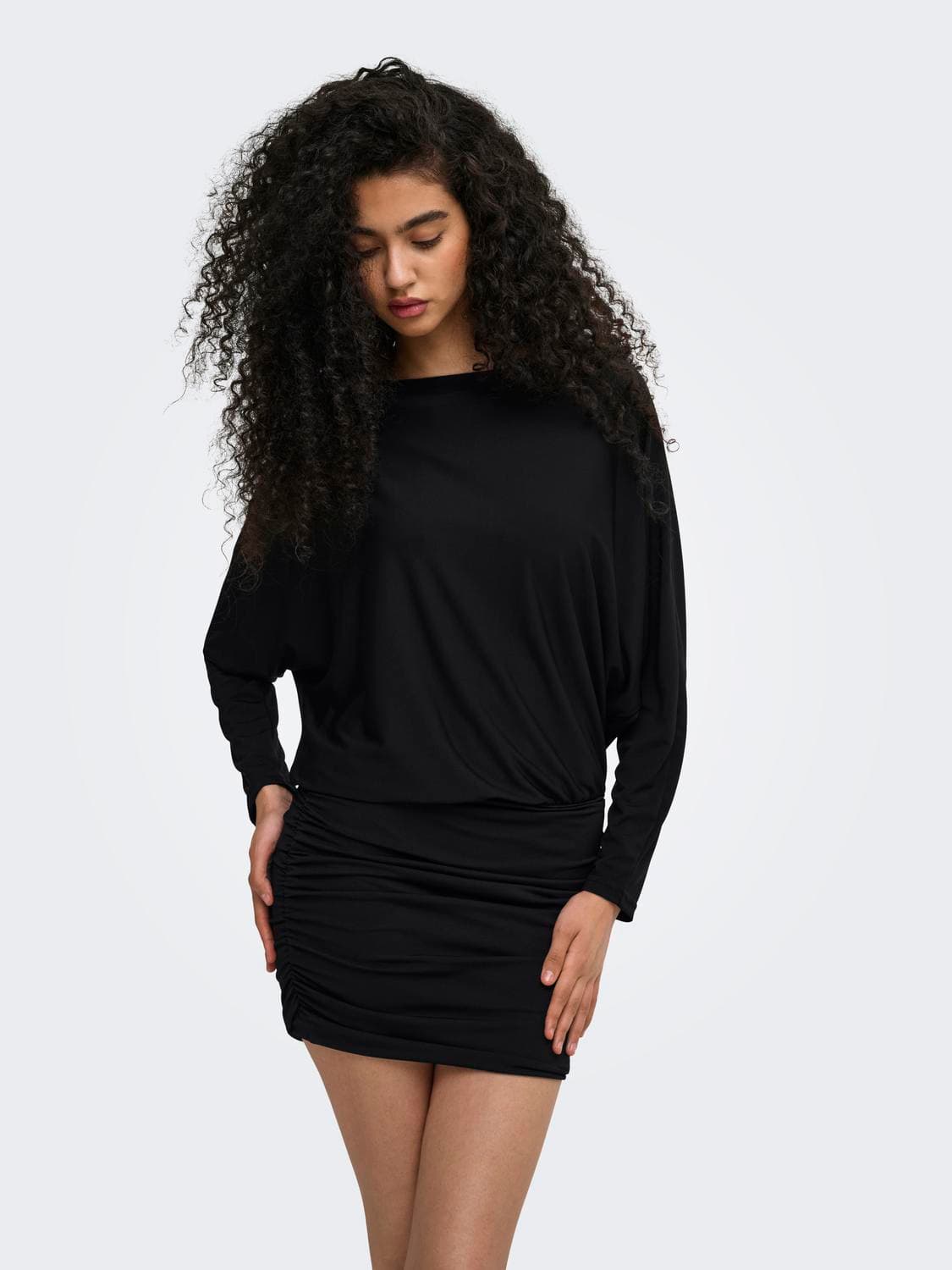 Onlaria L/S Bat Dress Jrs - ONLY