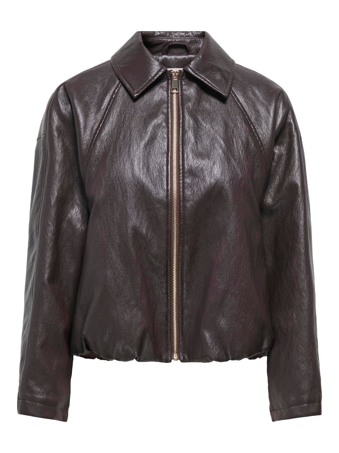 Onlmasja Faux Leather Padded Bomber Pnt - ONLY