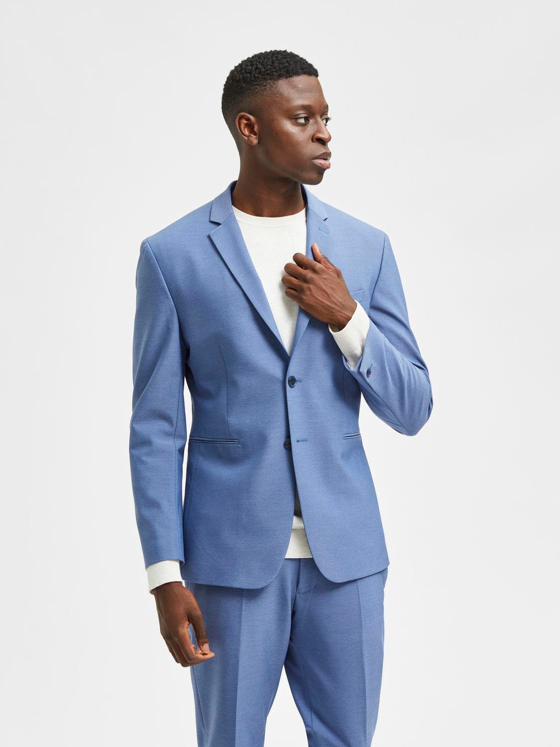 Slim-Josh Blue Blazer - Selected