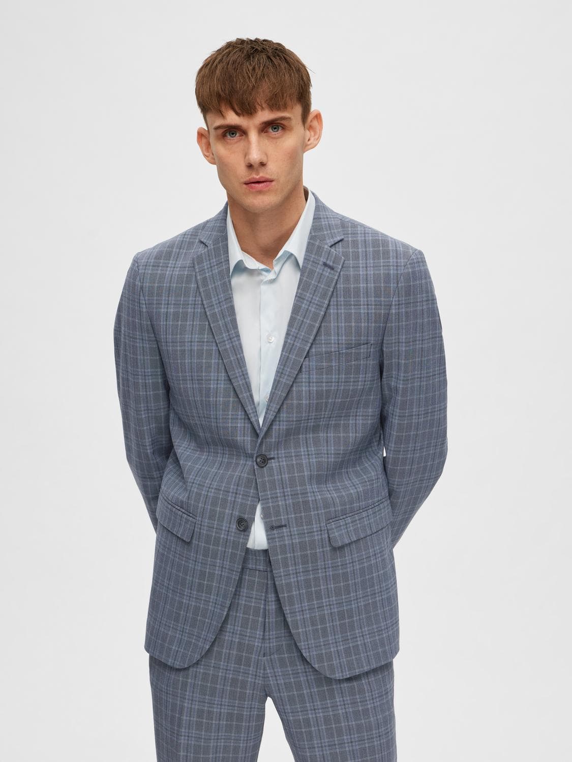 Slim-Liam Chk Blazer - Selected