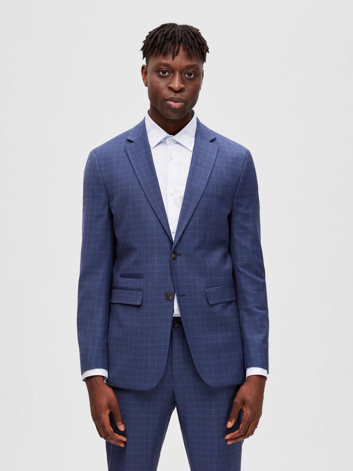 Slim-Neil Check Blazer - Selected