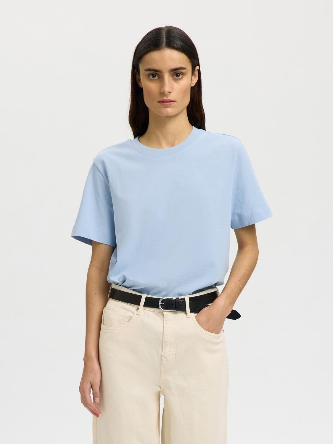 Slwessential Ss Boxy Tee Noos - Selected