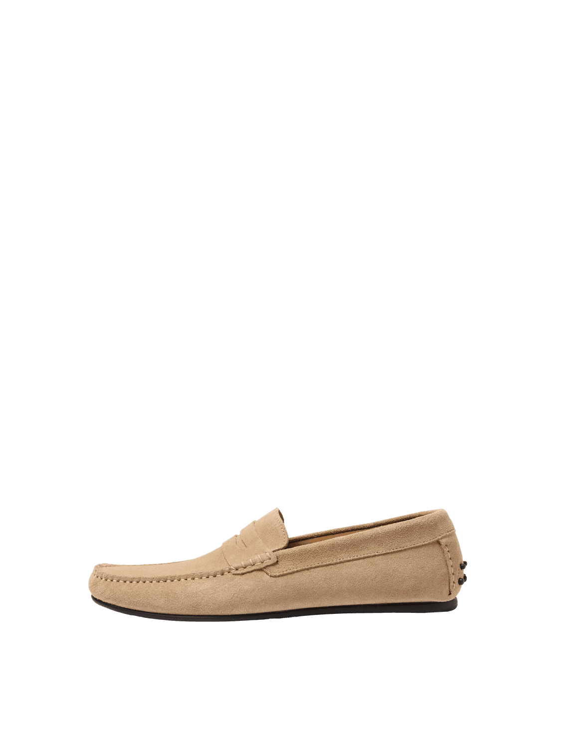 Slhsergio Suede Penny Driving Shoe - Selected