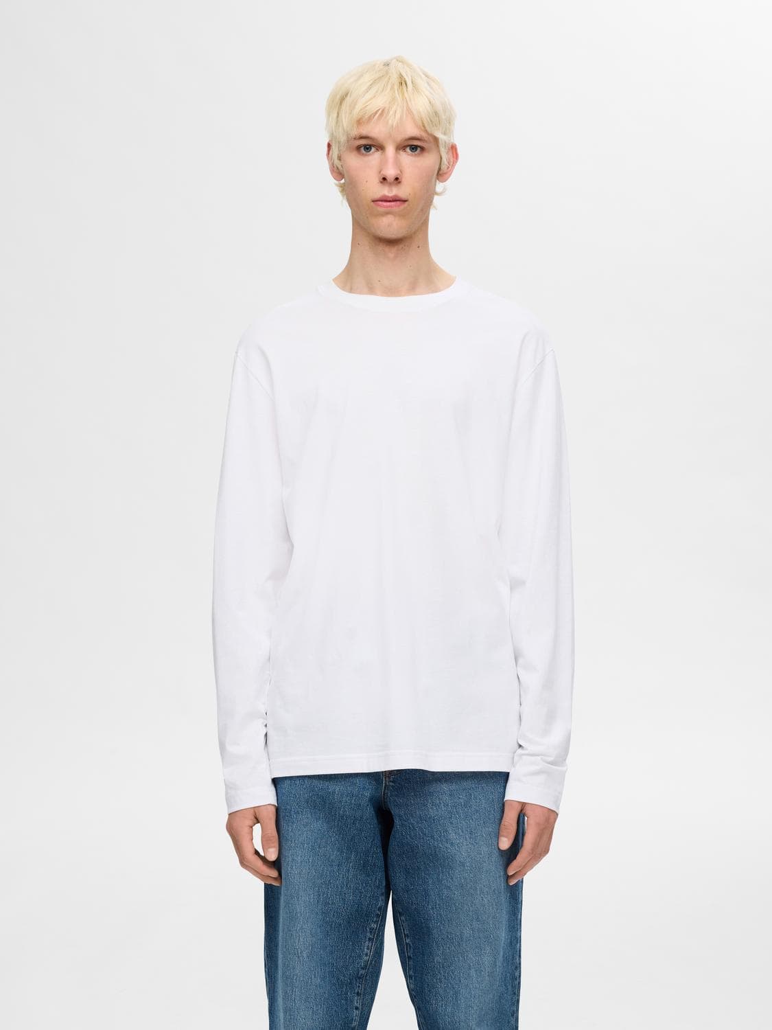 Slhaspen Ls O-Neck Tee Noos - Selected