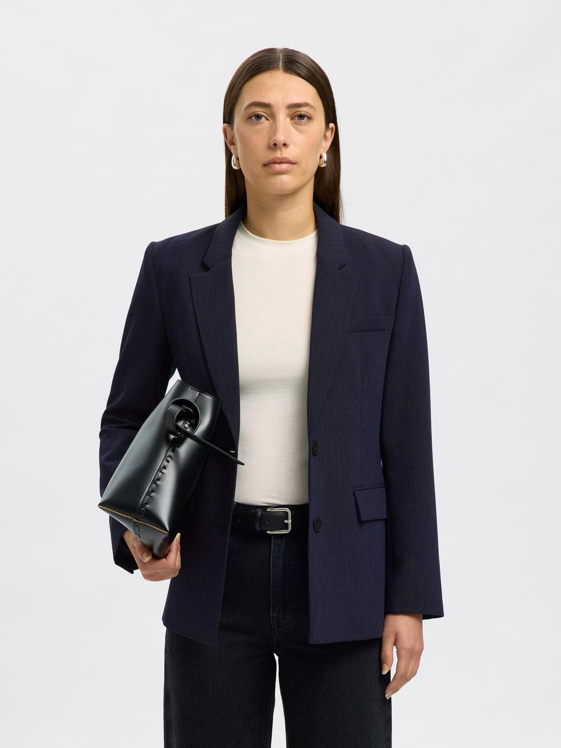 Slwrita Ls Classic Blazer Dsm Noos - Selected
