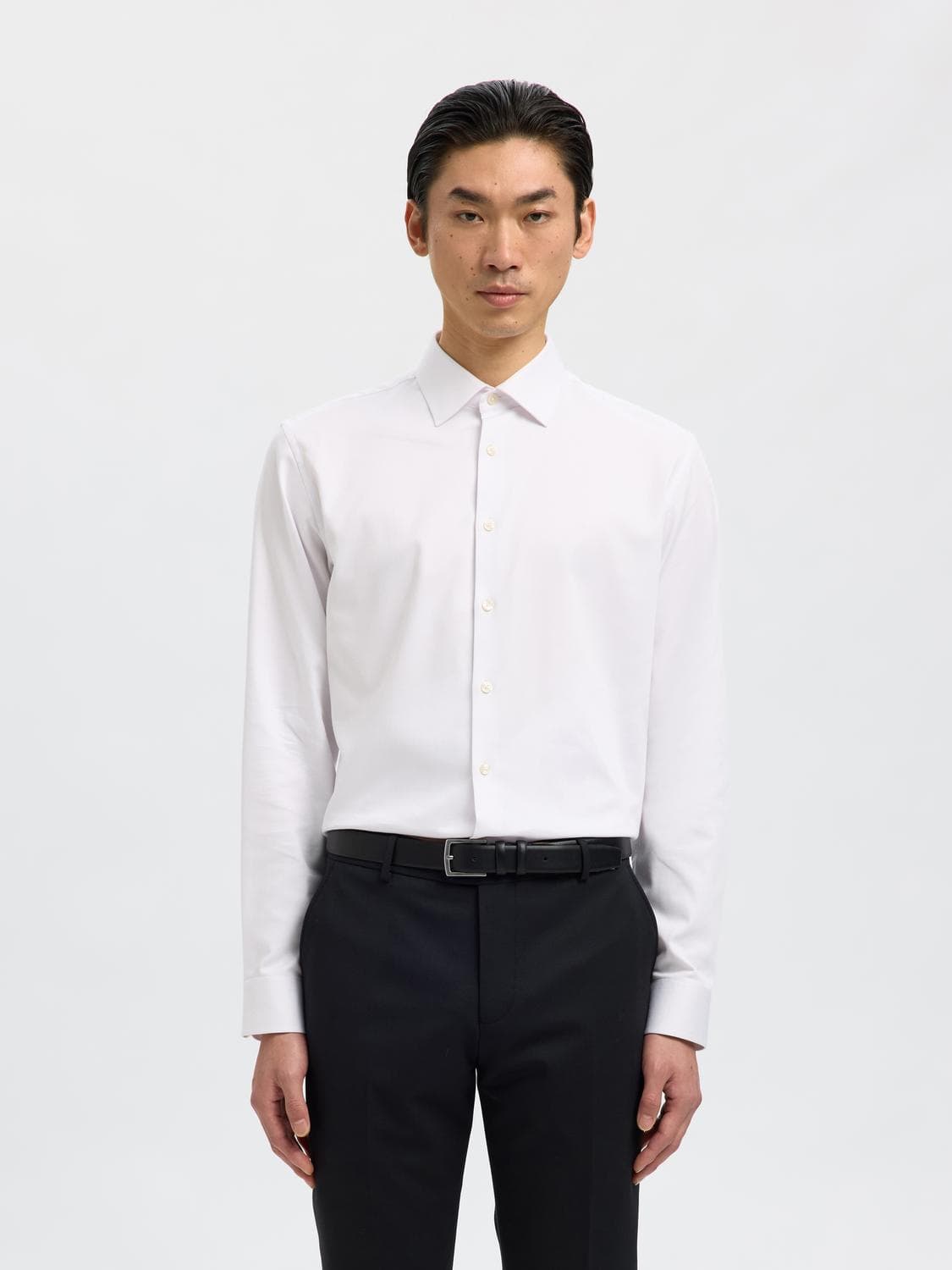 Slmcarl Classic Leather Belt Noos - Selected