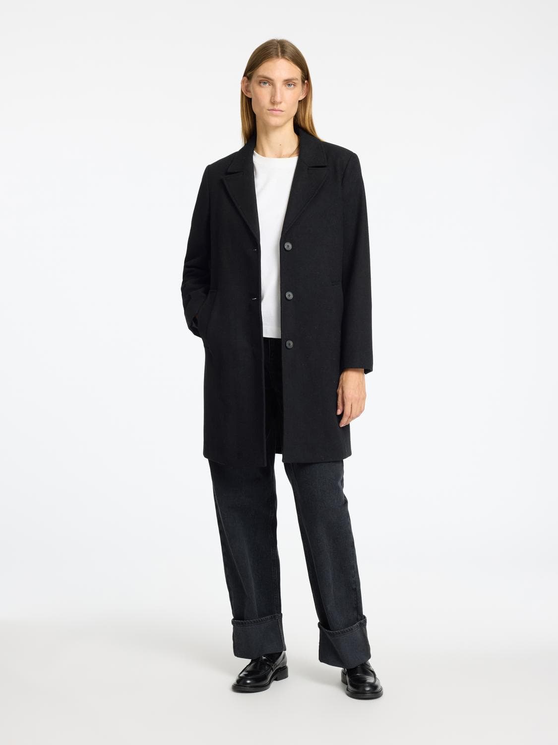 Slfnew Alma Wool Coat Noos - Selected