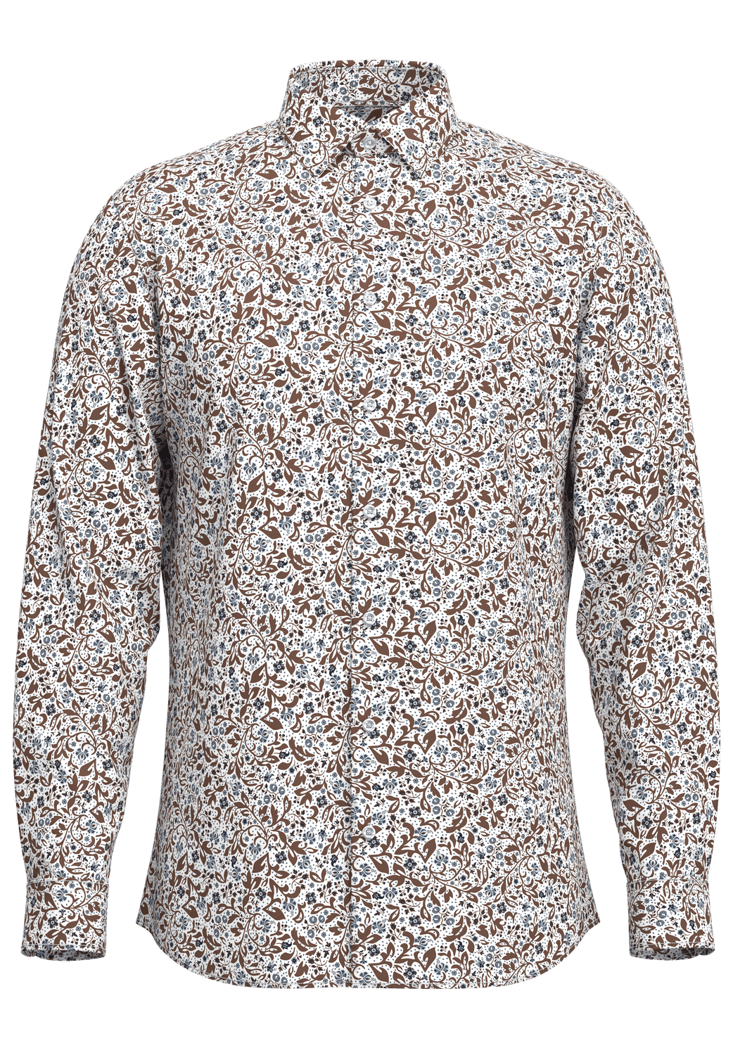 Slhslimperformance Aop Shirt Ls - Selected