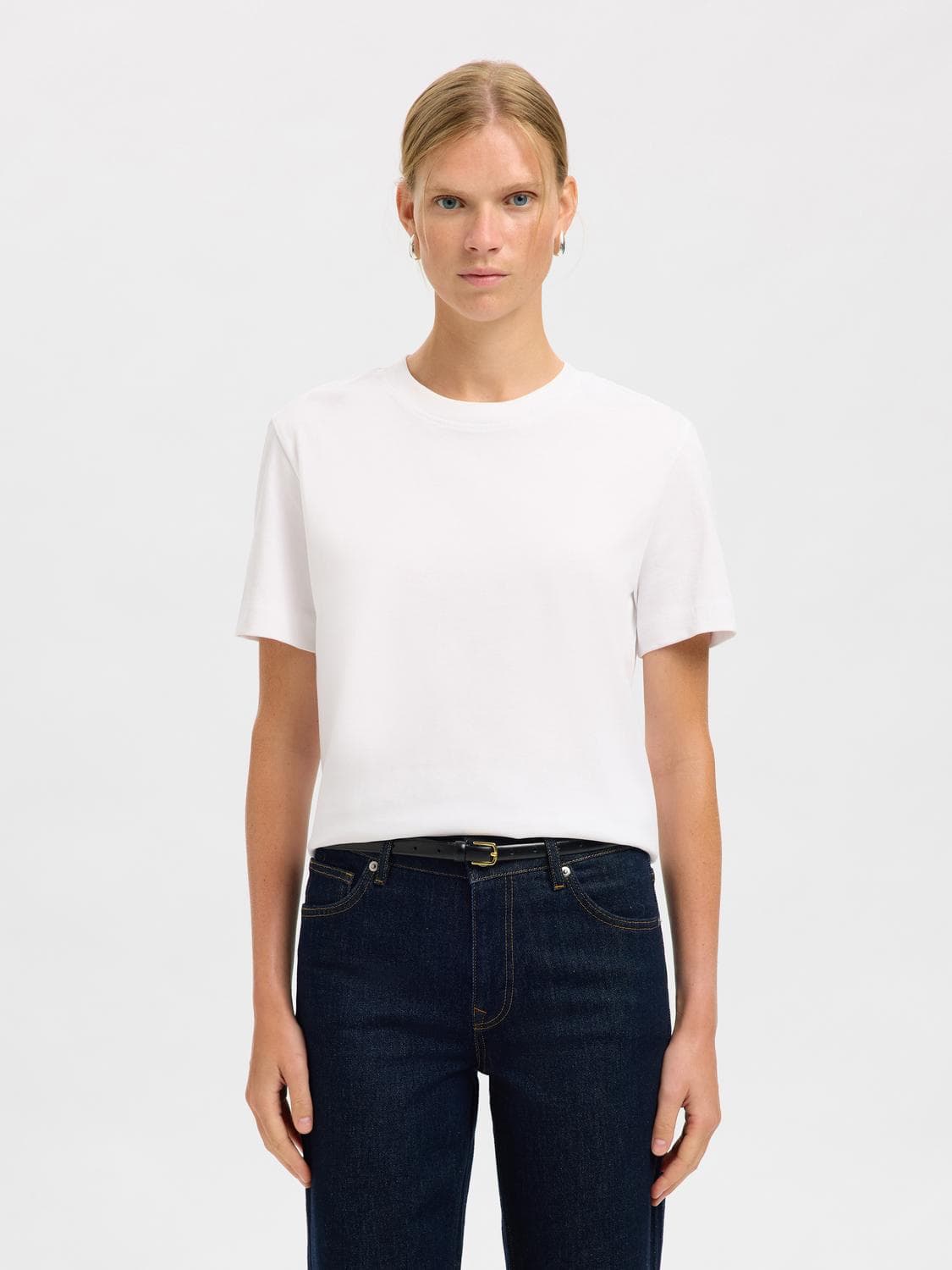 Slfiona Slim Leather Belt Noos - Selected