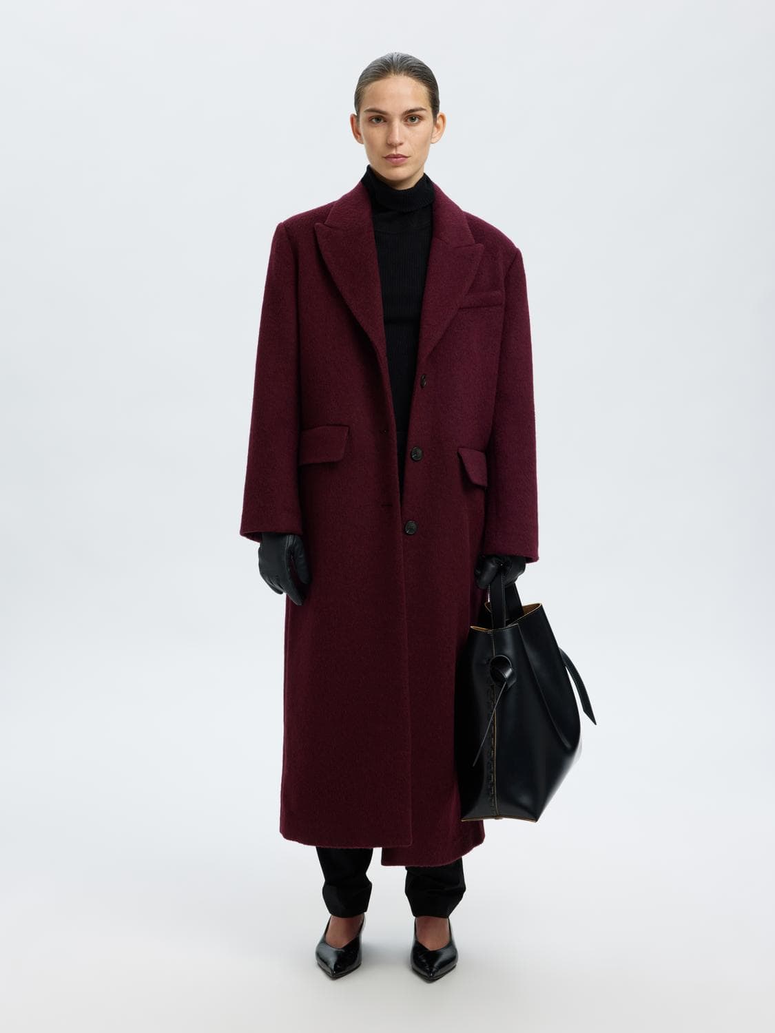 Slfalda Wool Blend Coat - Selected