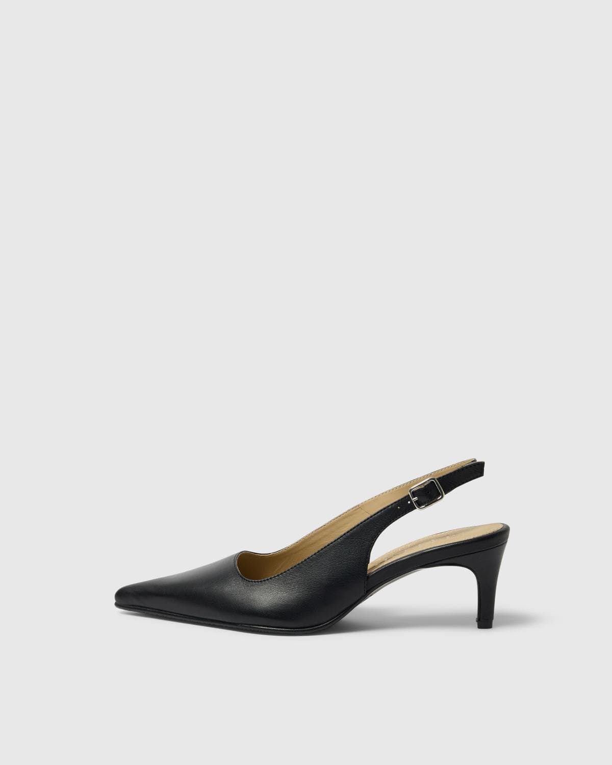 Slfisla Leather Pointy Slingback - Selected