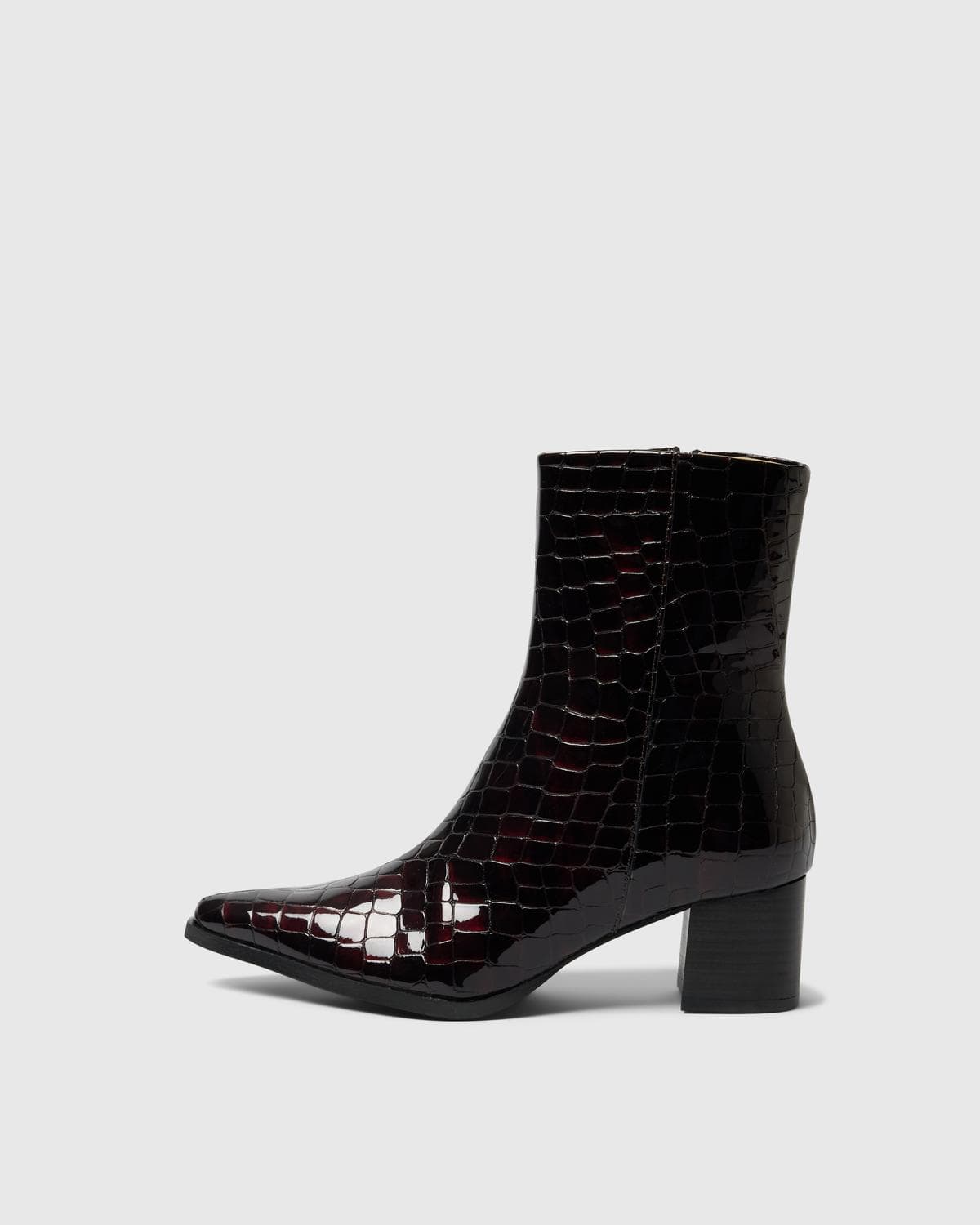 Slfstine Leather Boot - Selected