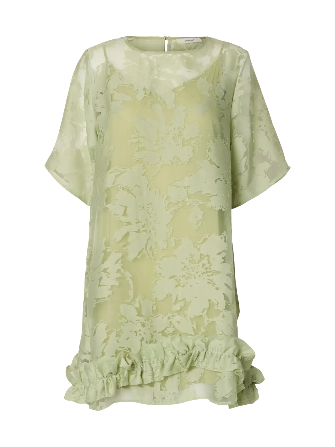 Slflina Relaxed 2/4 Short Dress B - Selected