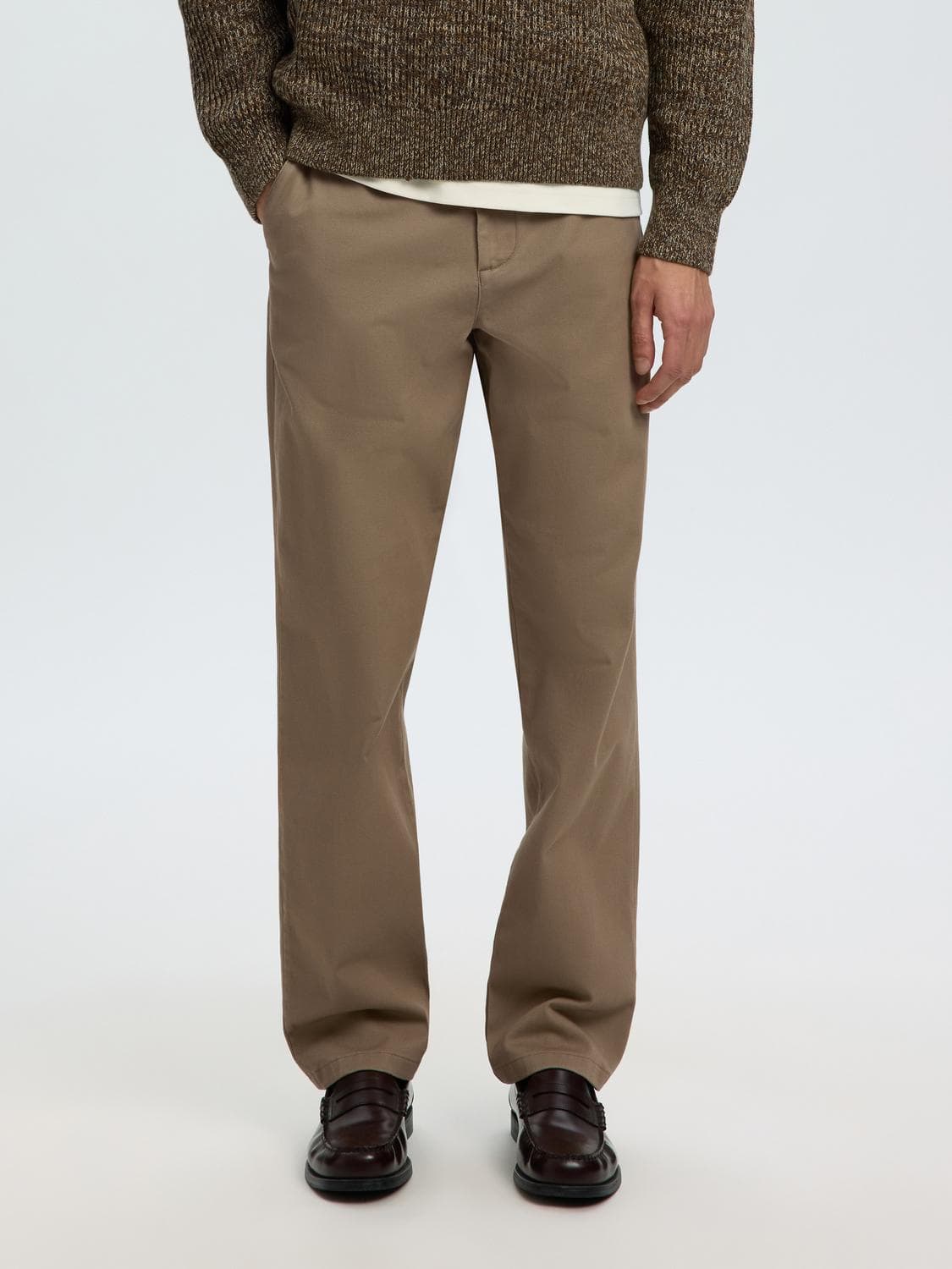 Slm196-Straight Miles Twill Pant Noos - Selected
