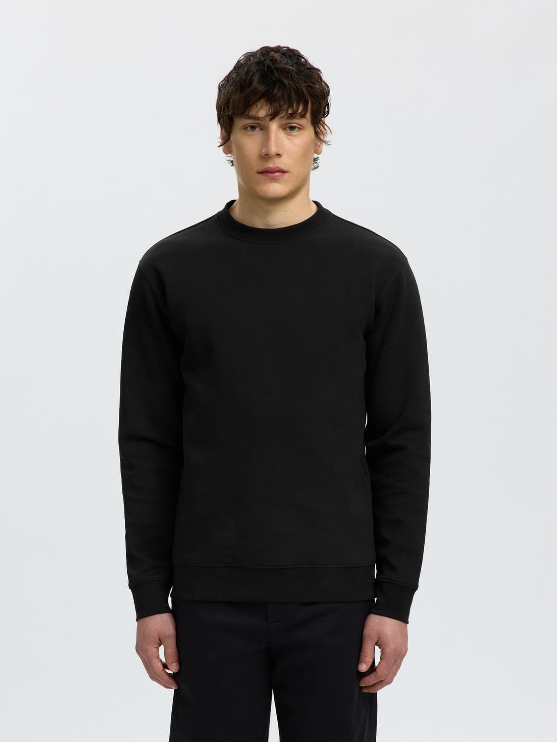 Slmtom Soft Crew Neck Sweat Noos - Selected