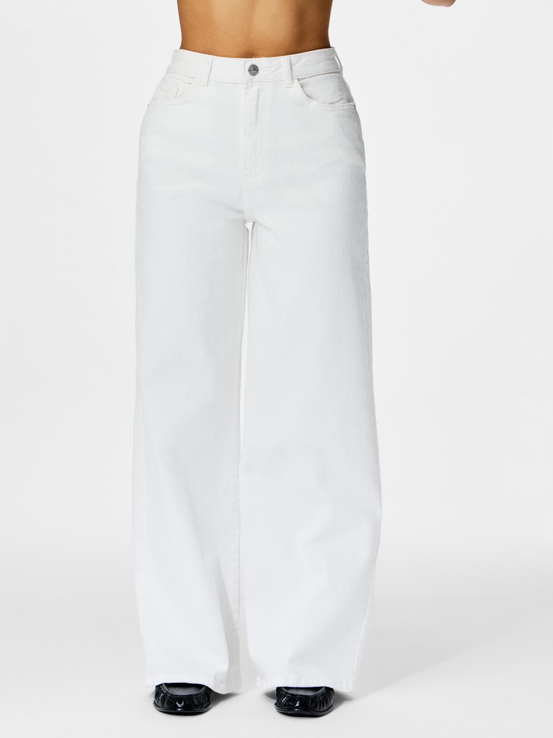 Pcselma Hw Wide Jeans Od Noos Bc - Pieces