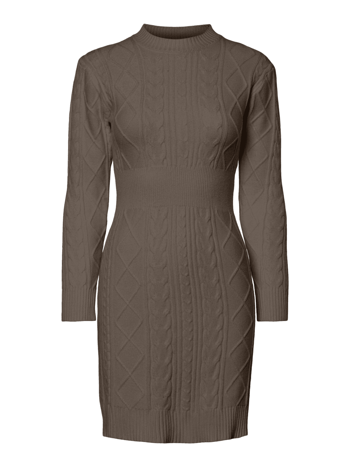 Pcrory Ls Cabel Knit Dress - Pieces