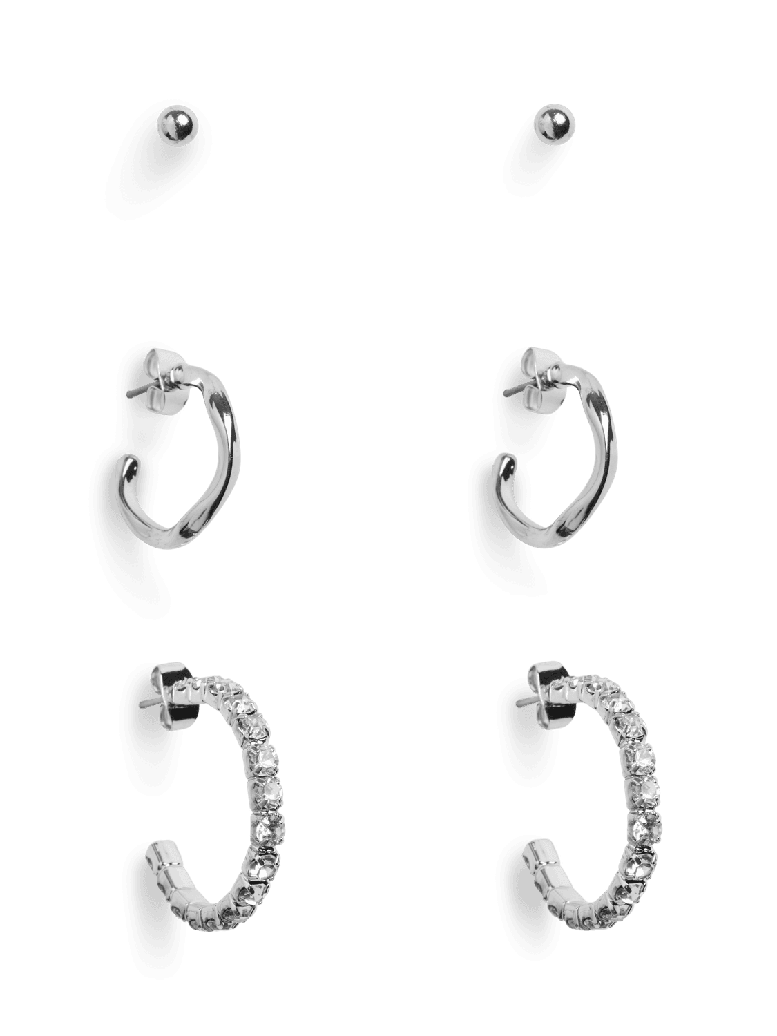 Pcolani 3-Pack Earrings D2d - Pieces