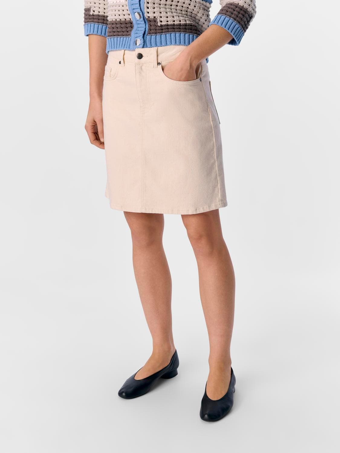 Objellen Hw Short Twill Skirt Noos - OBJECT