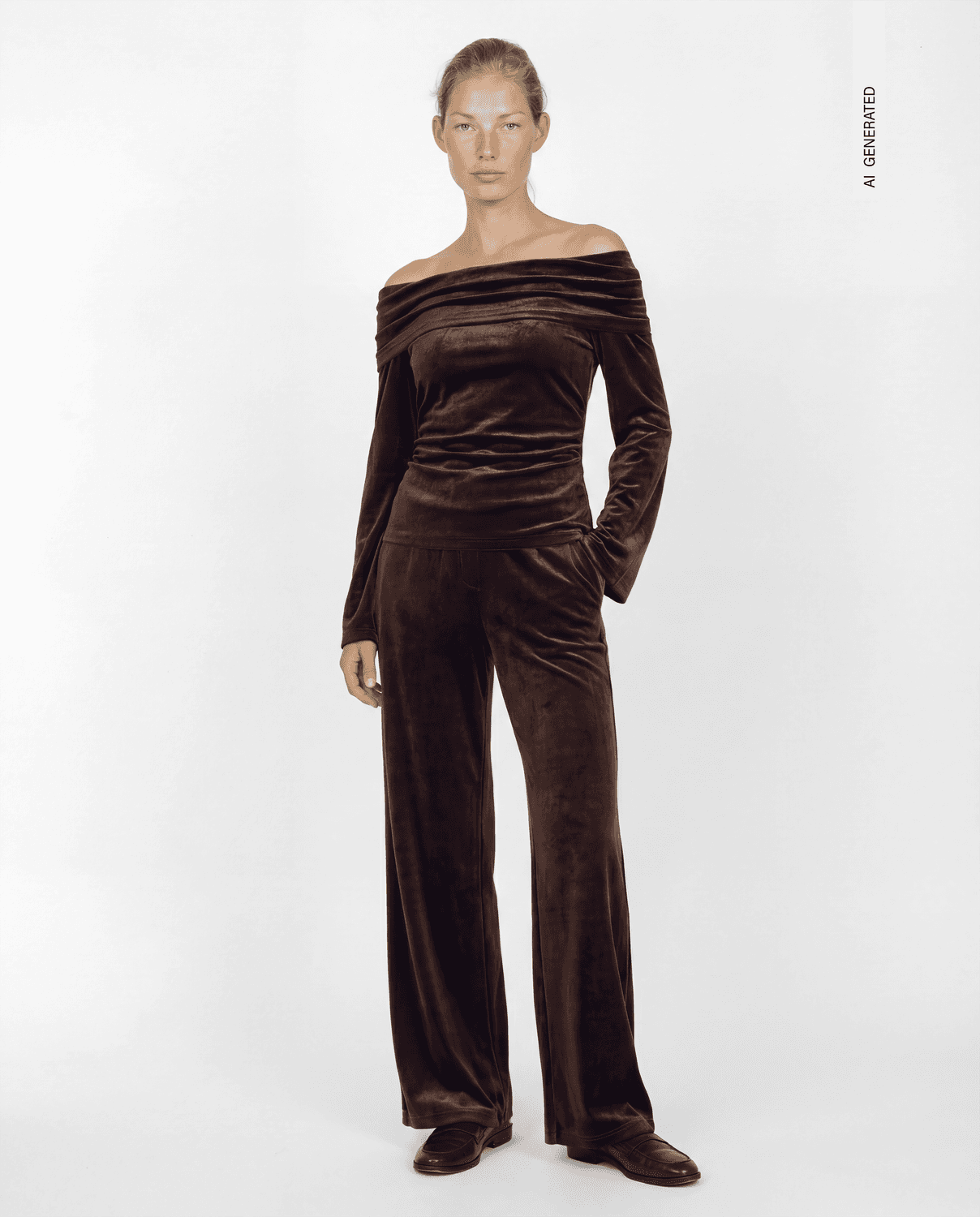Objisolde L/S Sli Velour Top 148 Div - OBJECT