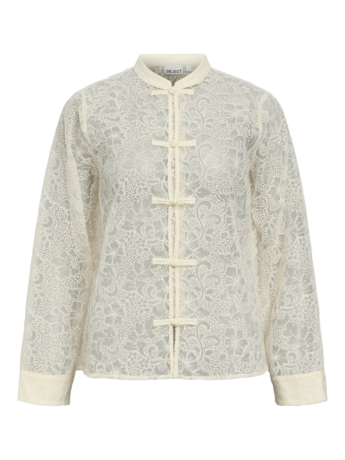 Objsulin L/S Re Lace Shirt E Aw 26 - OBJECT
