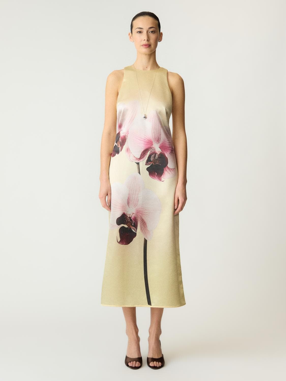 Yasorchida Satin Long Dress S. - Show - YAS