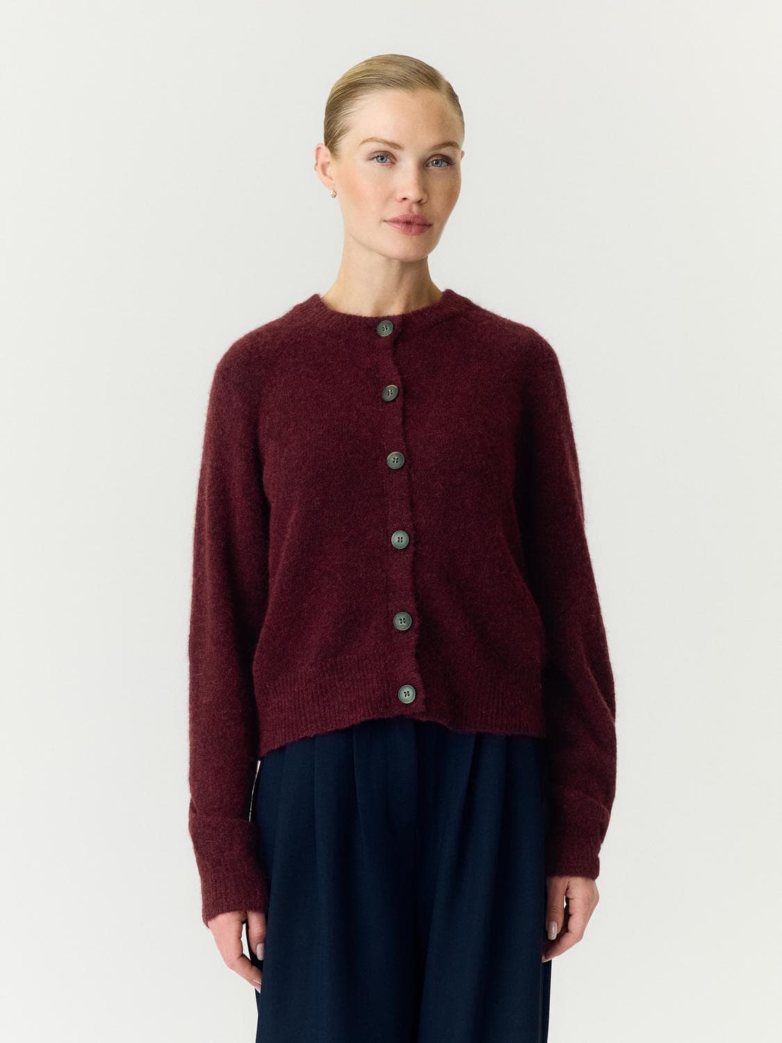 Yasjohi Ls Wool Blend Cardigan S. Noos - YAS