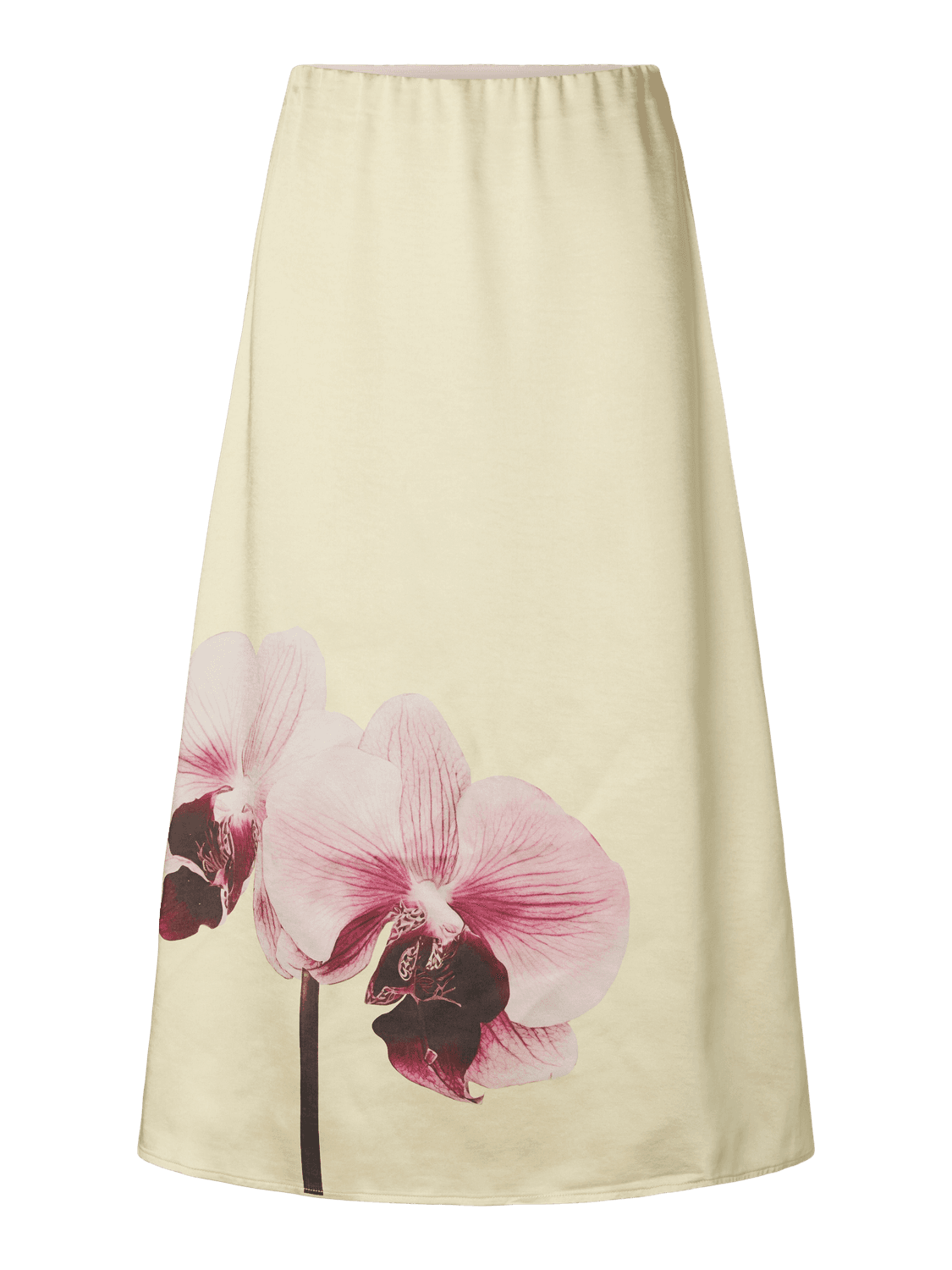 Yasorchida Satin Midi Skirt S. - Show