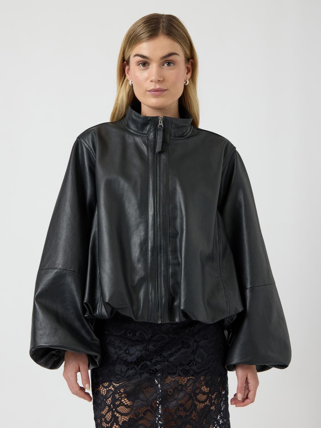 Yasisabel Leather Jacket - D2d - YAS