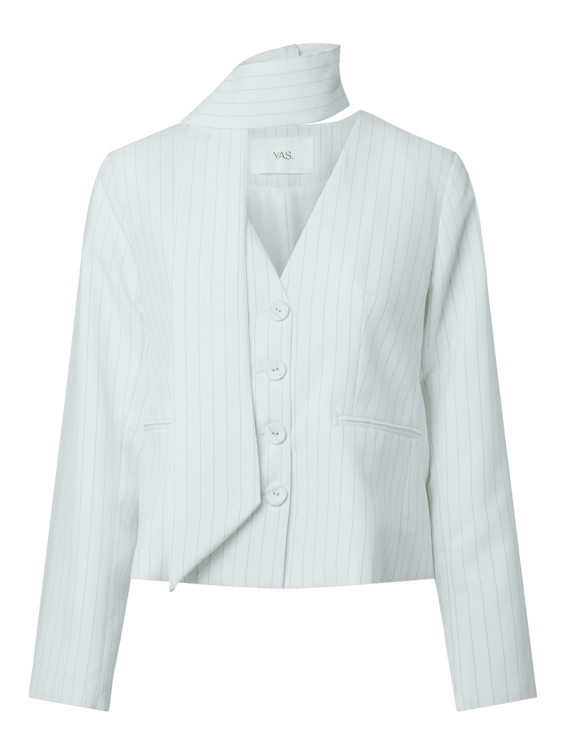 Yaspinna Ls Scarf Blazer - D2d