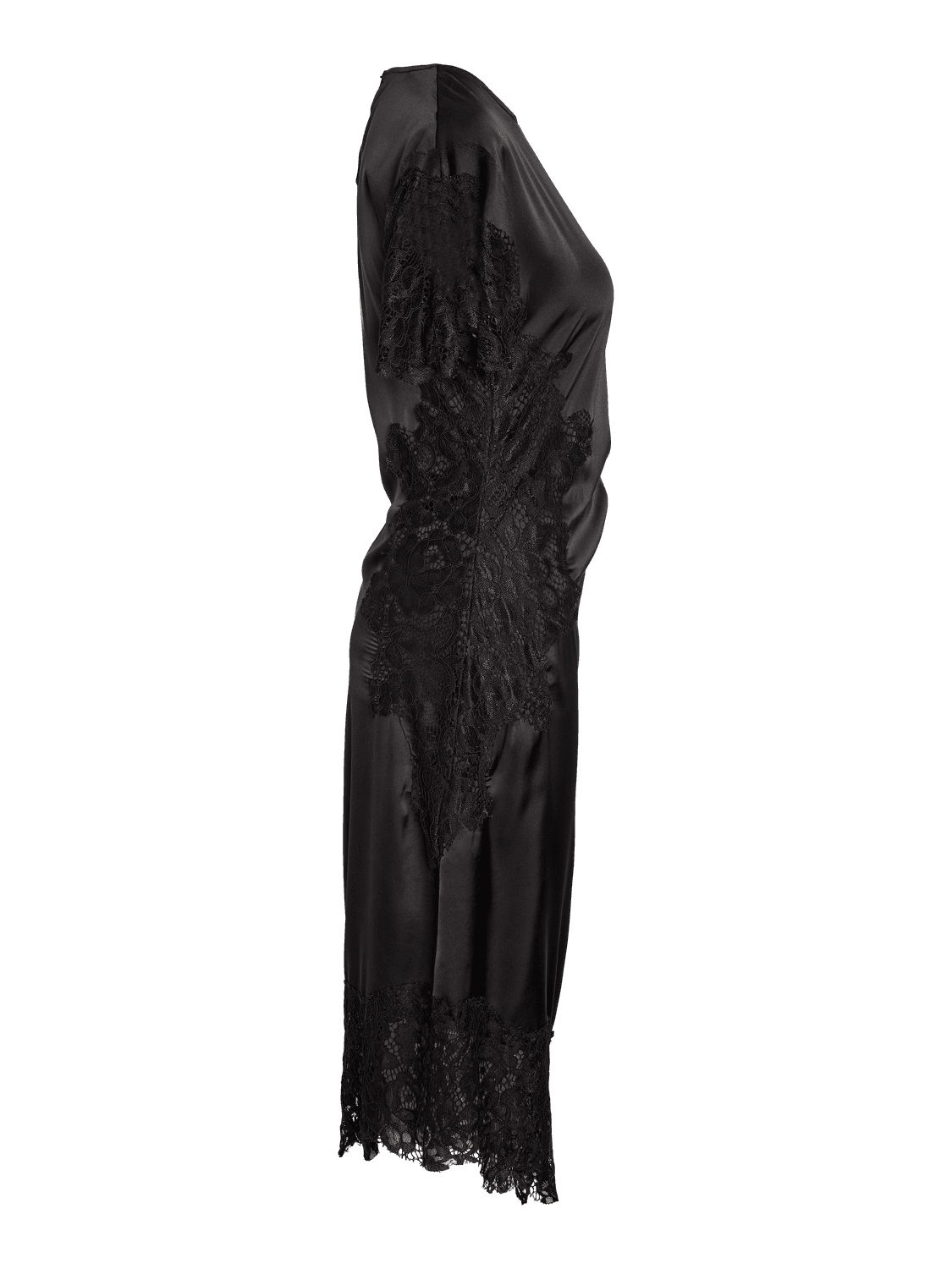Nmwren S/S Satin Lace Long Dress - Noisy May