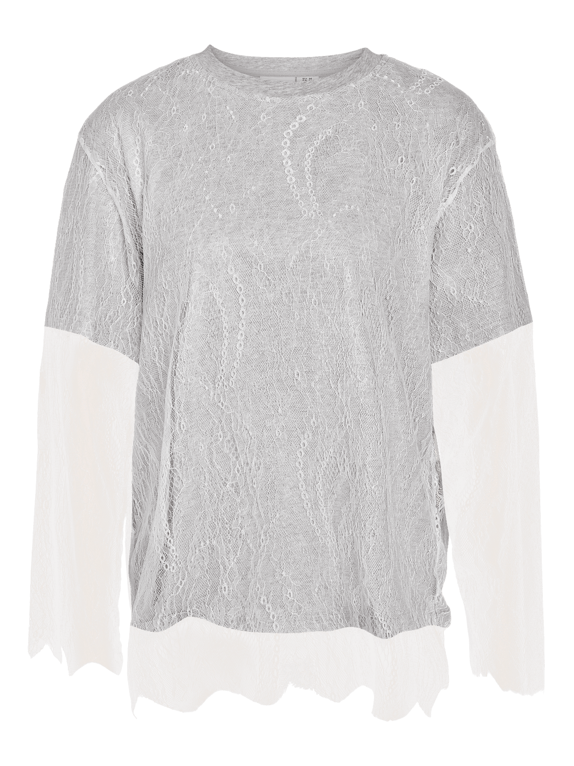 Nmbianka L/S Double Layer Lace Tee Jrs - Noisy May